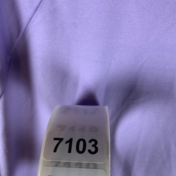 Alpine Design Shirt Lilac Womens Medium Purple Thumbhole Field Knit 1/4 Zip 7103 - Picture 8 of 8